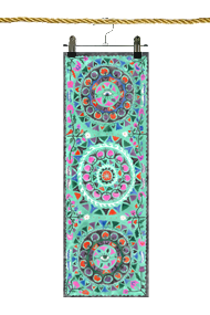 Suzani Mint Magic Carpet Yoga Mat: CHF 120.00